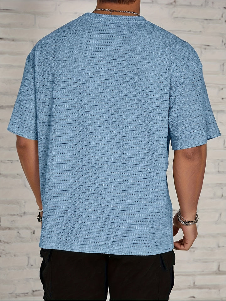 Camicia da Uomo | Leggera & Traspirante | Maniche Corte | Poliestere Premium