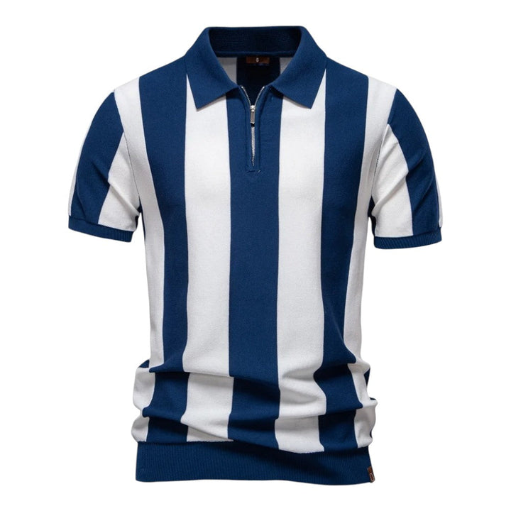 Polo da Uomo | Modello Classico | Design Striato Unico | Casual & Elegante
