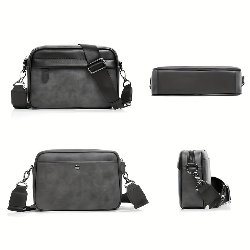 Borsa a Spalla da Uomo | Design Retro e Minimalista | Per Uso Quotidiano e Uscite