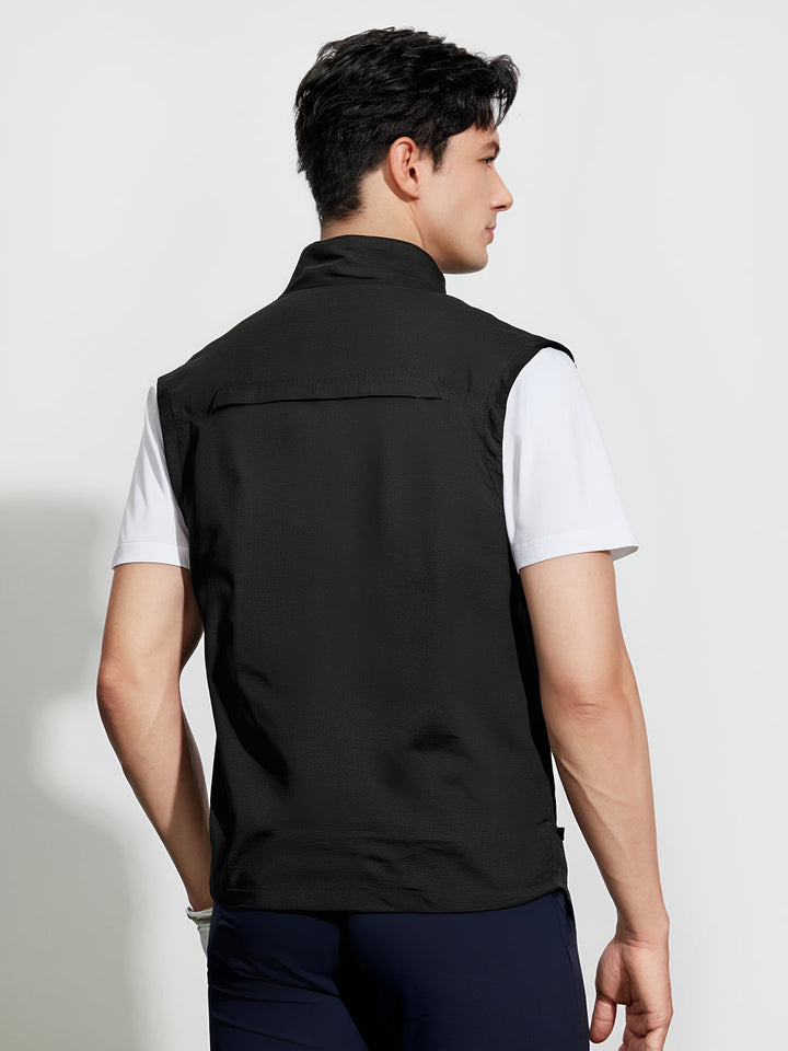 Gilet da uomo | Asciugatura rapida | Senza maniche | Più tasche | Poliestere