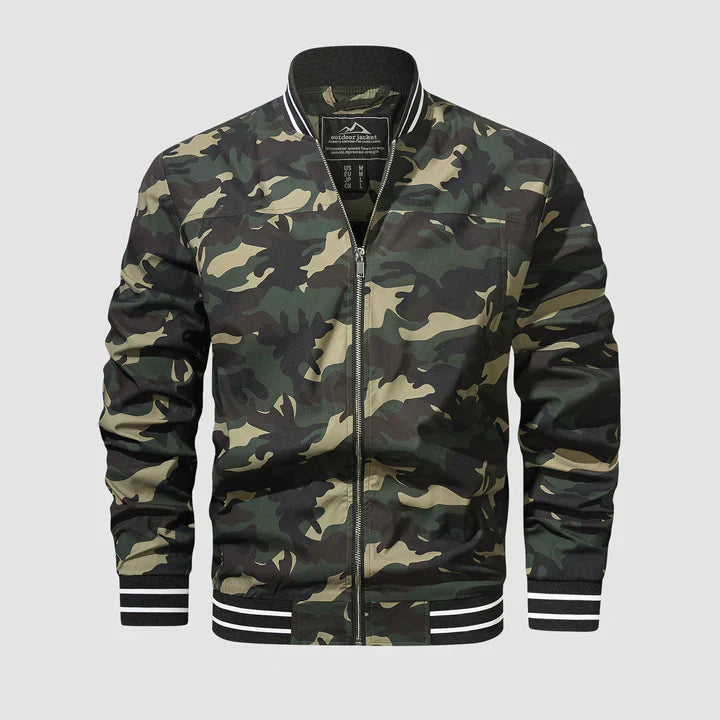 Giacca bomber da uomo | Giacca estiva slim fit | Look casual e alla moda | Poliestere leggero