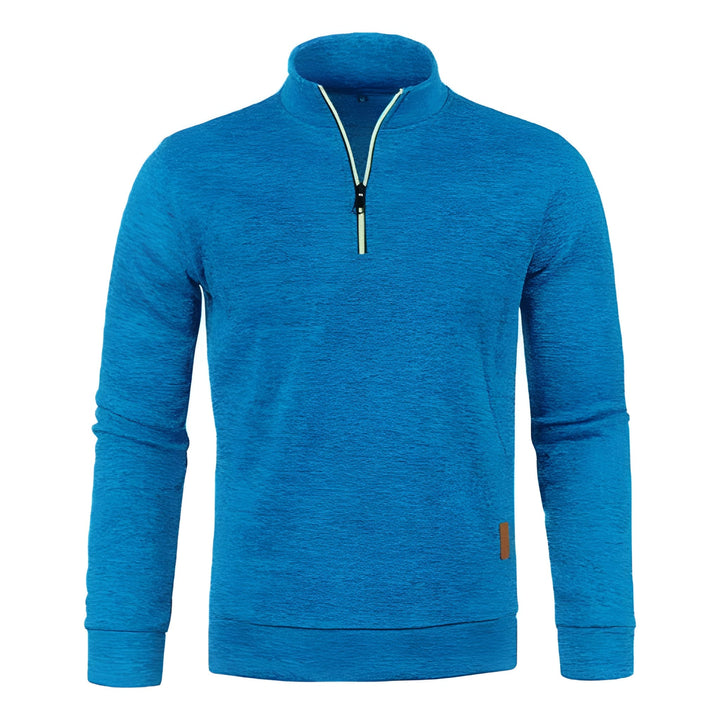 Maglioni Uomo | Collo Alto con Mezza Zip | Maglione Invernale Caldo