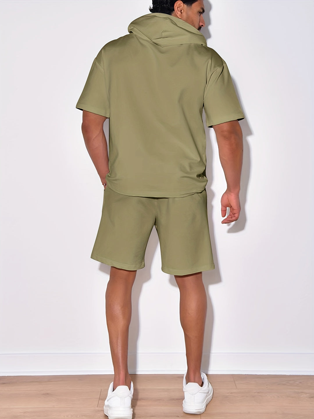 Felpa & Pantaloni Corti Set | Casual & Stile | Design Moderno | Uomini