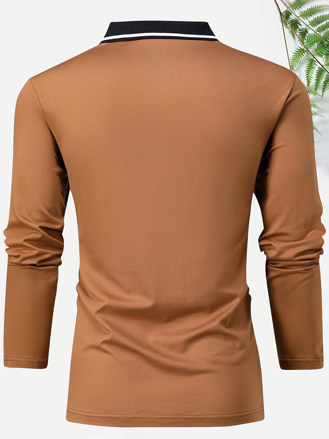 Maglietta da Rugby Casual per Uomini | Collo a V & Maniche Lunghe | Primavera & Autunno | Polo