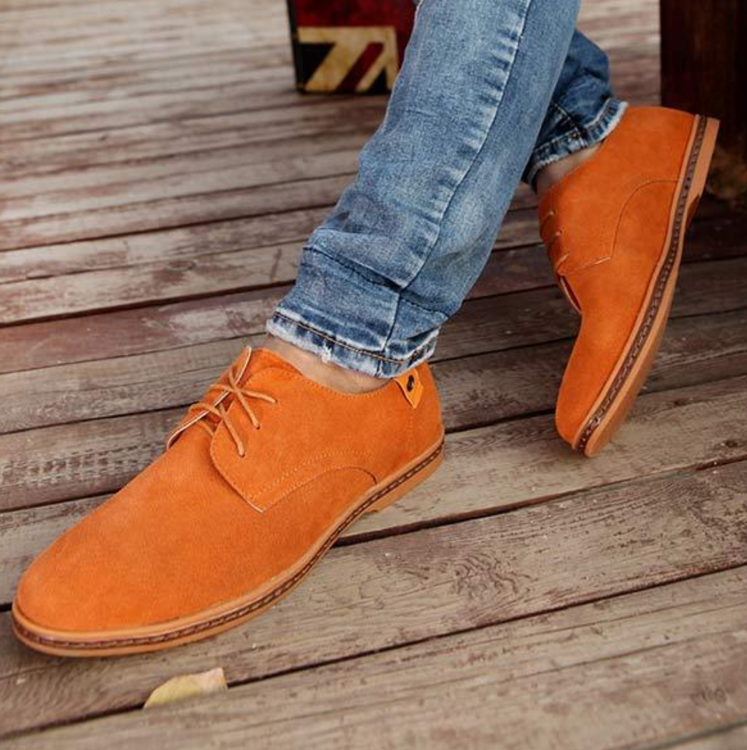 Scarpe da Uomo | Casual & Confortevoli | Design Classico | Oxford in Camoscio