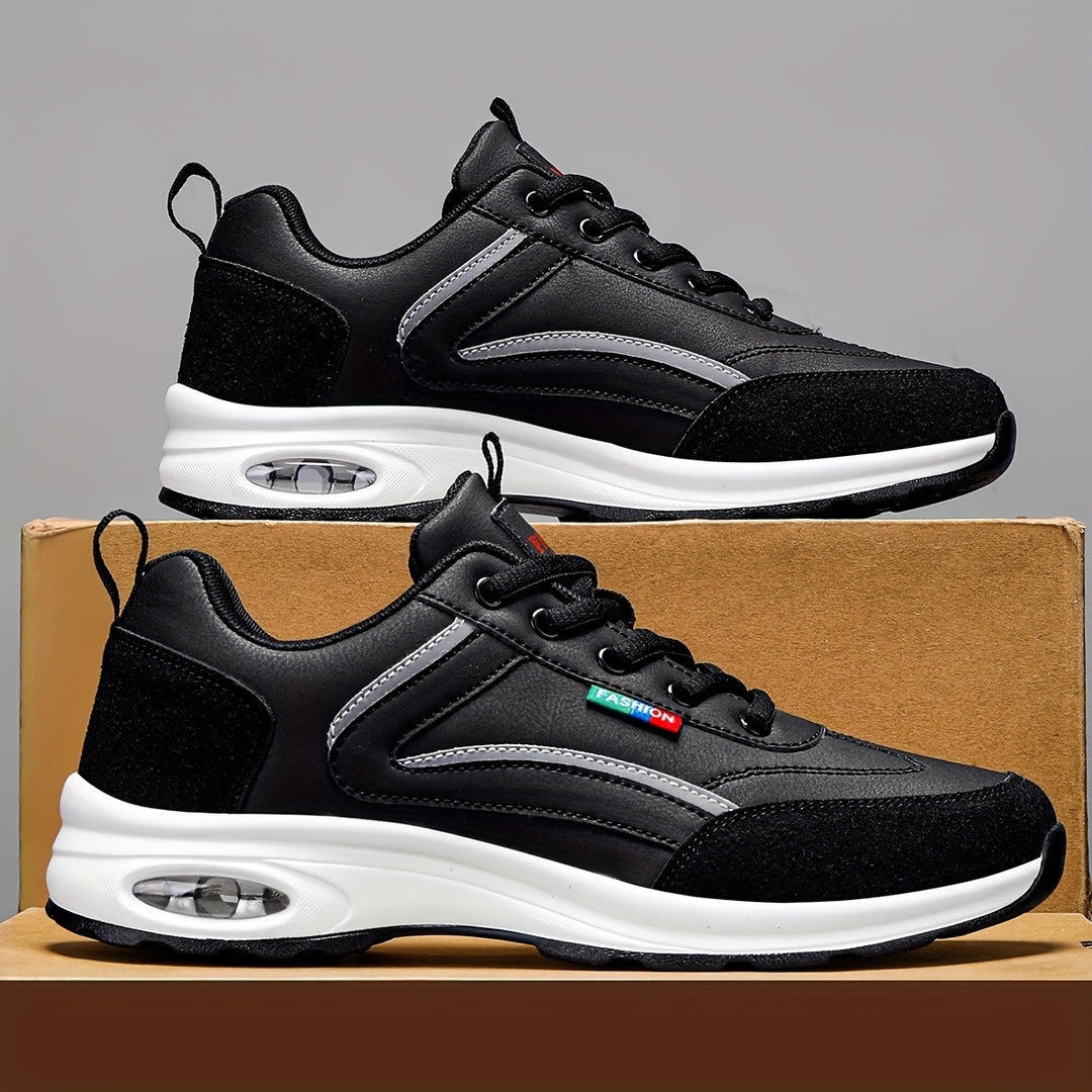 Sneaker da Uomo | In Pelle | Suola Antiscivolo | Chiusura con Lacci