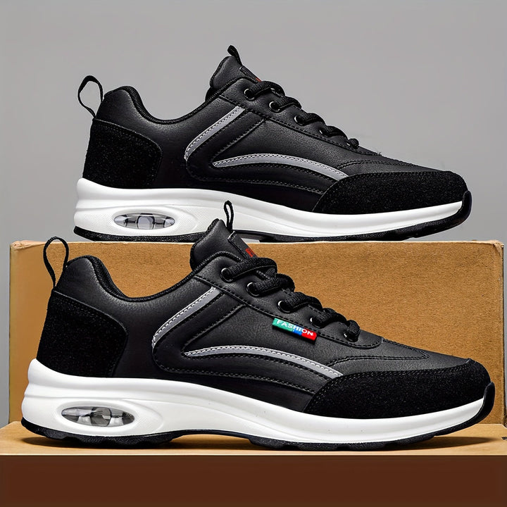 Sneaker da Uomo | In Pelle | Suola Antiscivolo | Chiusura con Lacci