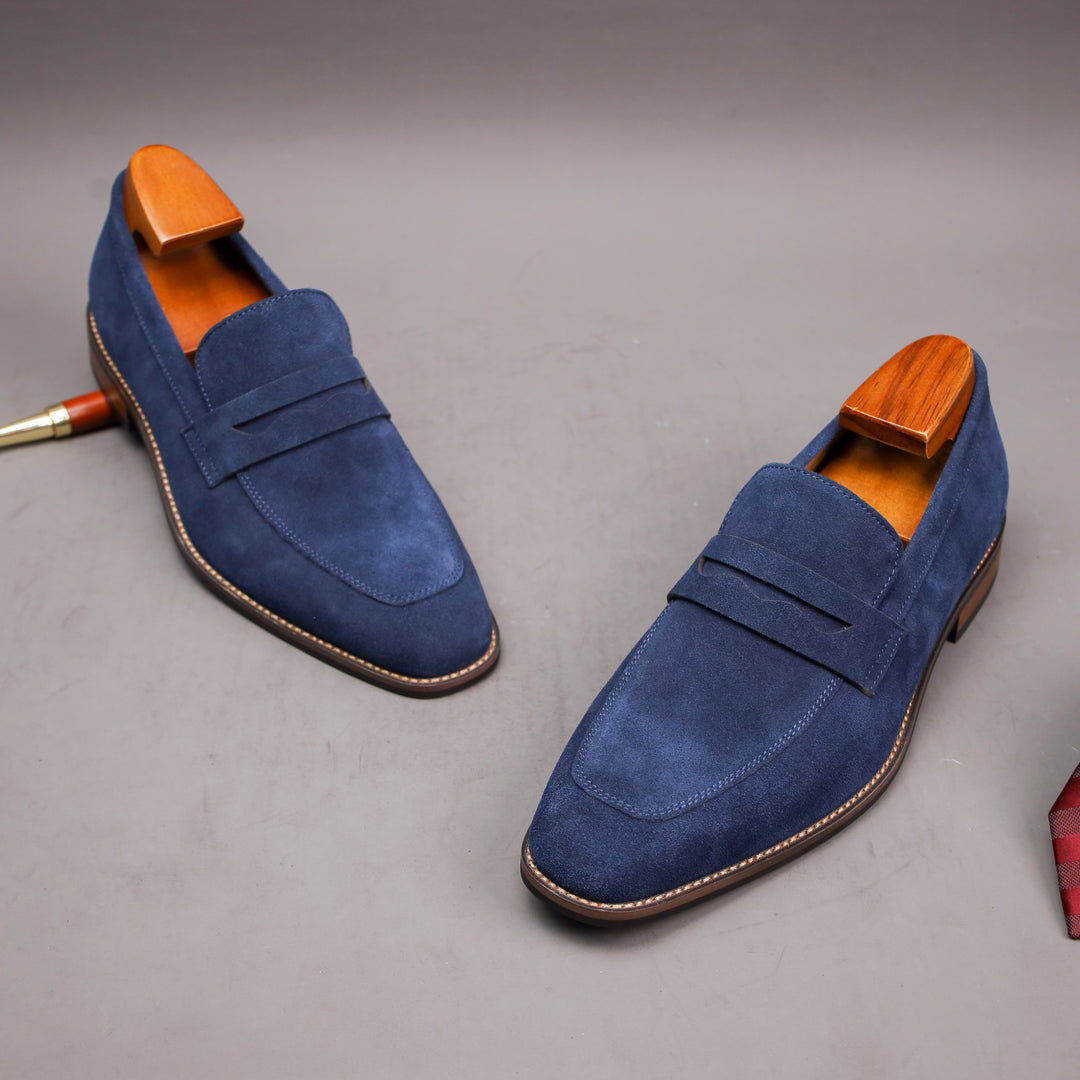 Mocassini da Uomo | Vera Pelle Suède | Slip-On Comfort | Elegante & Durevole
