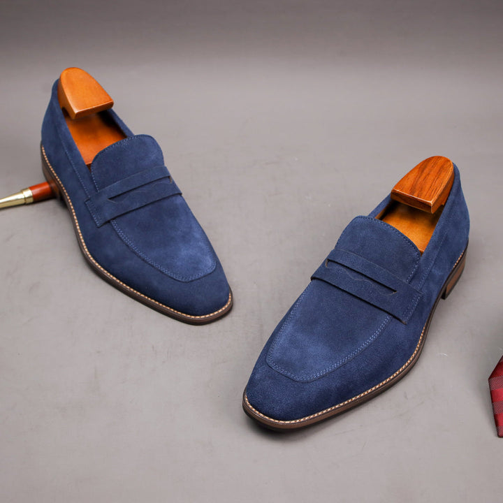 Mocassini da Uomo | Vera Pelle Suède | Slip-On Comfort | Elegante & Durevole