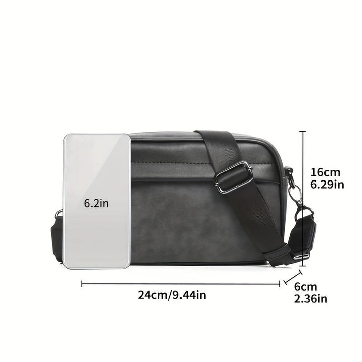 Borsa a Spalla da Uomo | Design Retro e Minimalista | Per Uso Quotidiano e Uscite