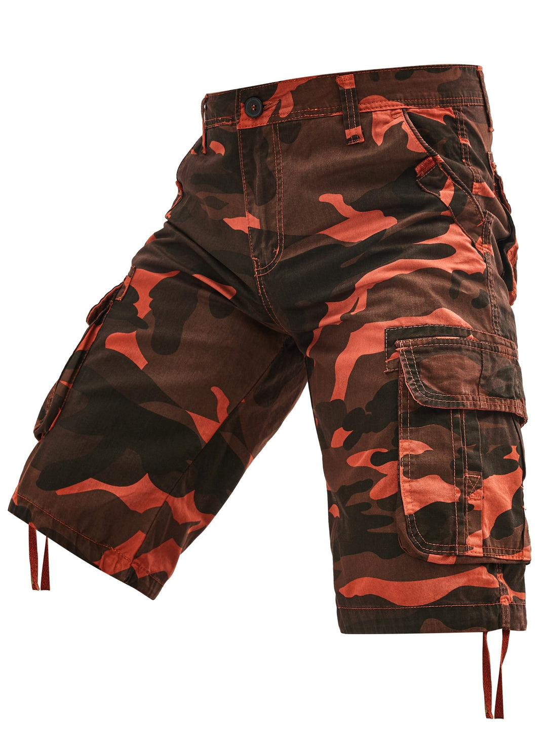 Pantaloni Cargo da Uomo | Camo e Molteplici Tasche | Cotone Leggero | Stile Street e Outdoor Estivo