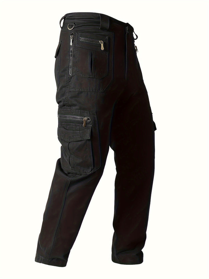 Pantaloni Cargo da Uomo | 100% Cotone | Comodi e Funzionali | Outdoor e Tempo Libero