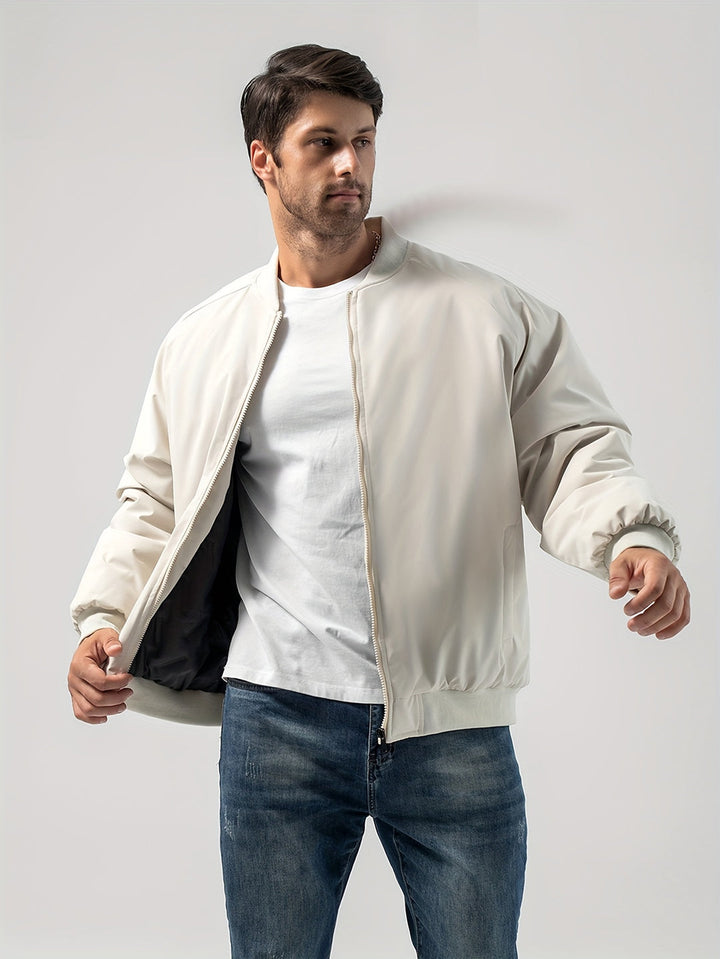 Giacca Leggera da Uomo | Casual & Sportiva | Collo alla Baseball Versatile