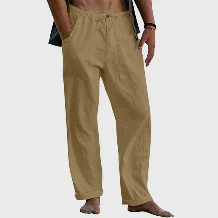 Pantaloni in Lino da Uomo | Casual & Confortevoli | Traspiranti & Eleganti