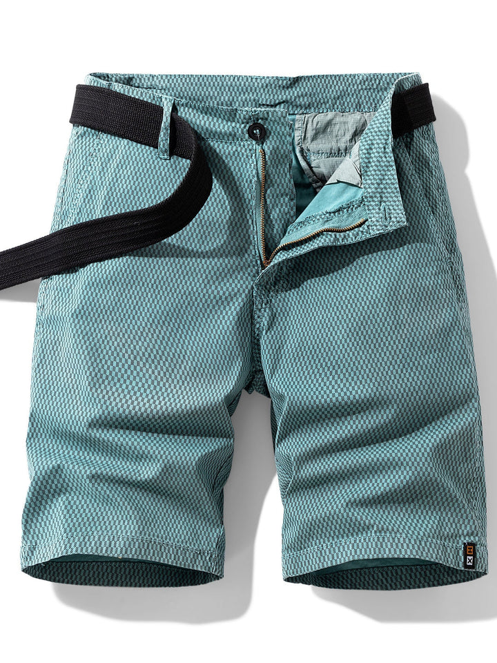 Pantaloni Cargo Casual in Mistura di Cotone | Motivo a Righe | Vestibilità Normale