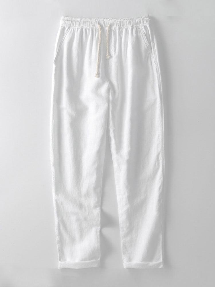 Set Camicia e Pantaloni in Lino | Traspirante & Confortevole | Look Estivo Rilassato