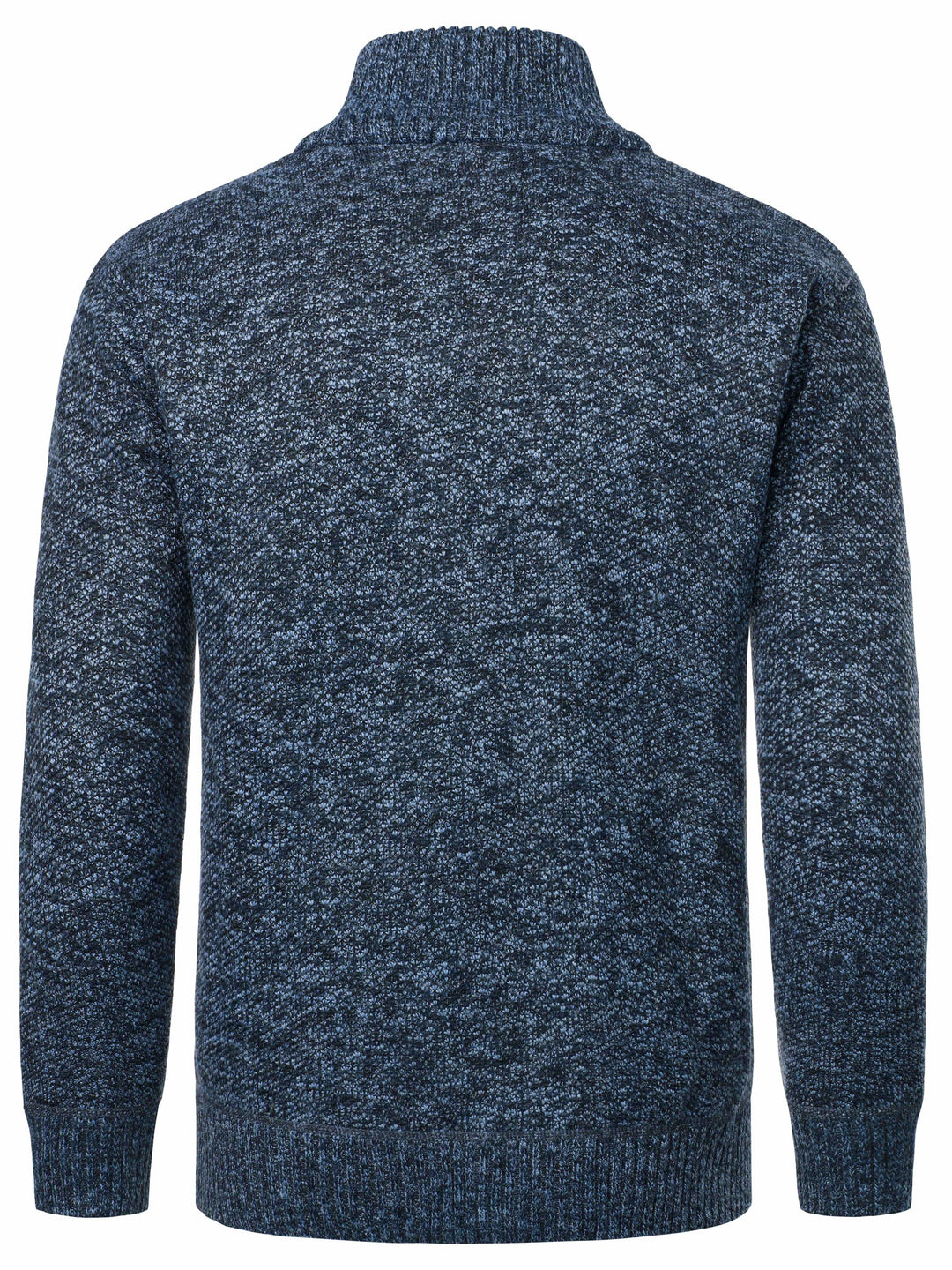 Cardigan casual da uomo | Chiusura con zip | Vestibilità regolare | Collo alto | Poliestere
