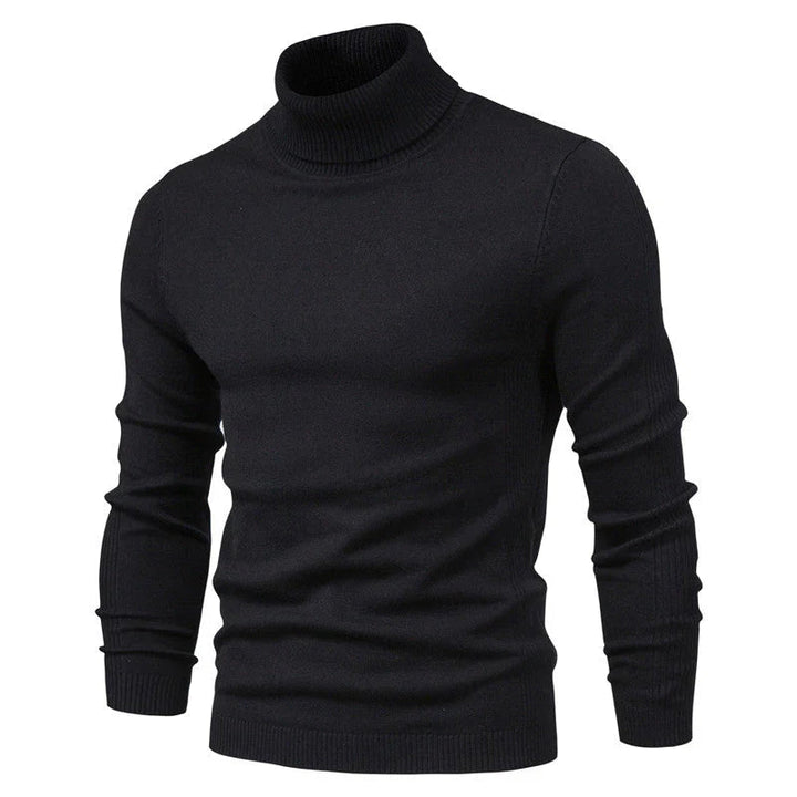 Maglione da uomo | Maglione a collo alto slim fit | Comodo maglione invernale
