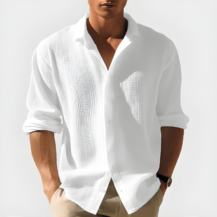 Camicie Uomo | Maniche Lunghe | Design Classico con Colletto Revers