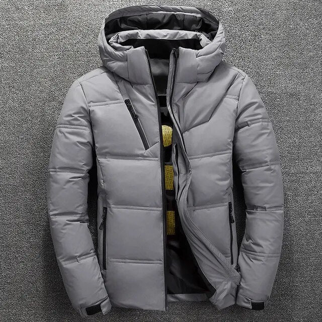 Giubbotto Uomo Invernale | Parka Caldo con Cappuccio