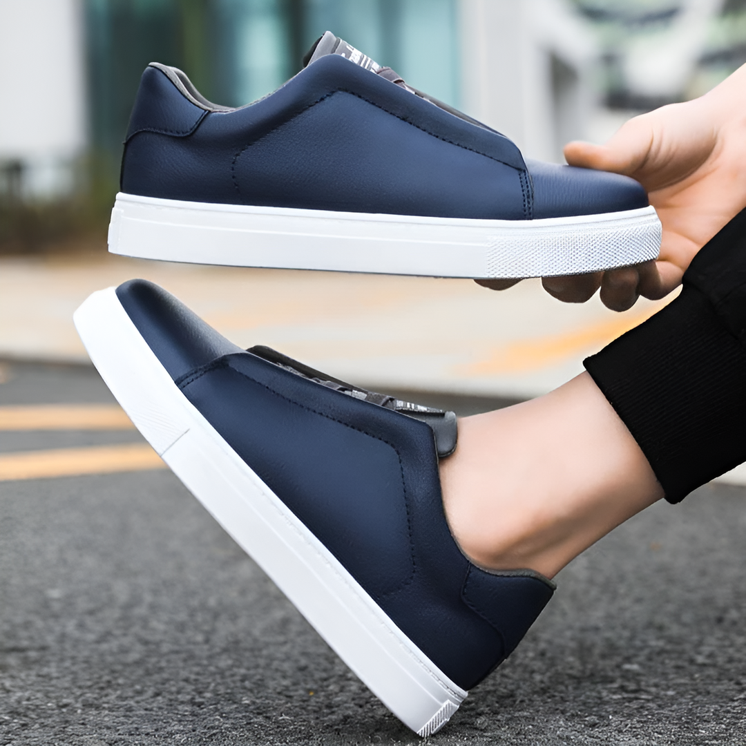 Sneakers in Pelle per Uomo | Confortevoli e Leggeri | Trendy e Antiscivolo