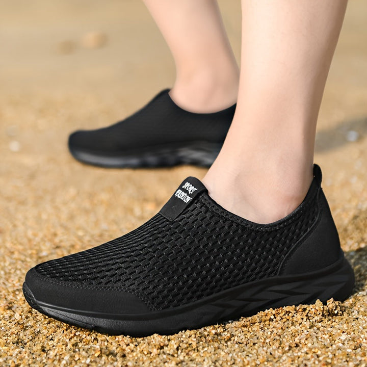 Sneakers Slip-on da Uomo | Mesh Traspirante | Scarpe da Passeggio Confortevoli | Scarpe Sportive Leggere