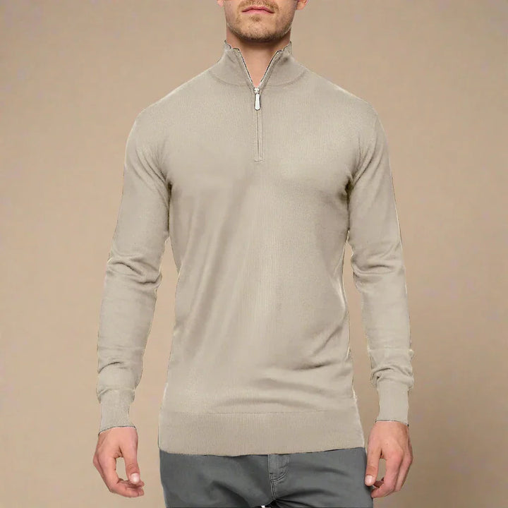 Maglione da uomo con zip | Casual | Maglieria invernale