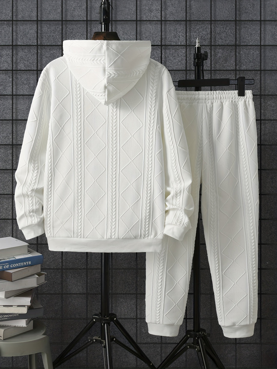 Completo da Allenamento Uomo | Moderno & Confortevole | Cappuccio In Maglia & Joggers