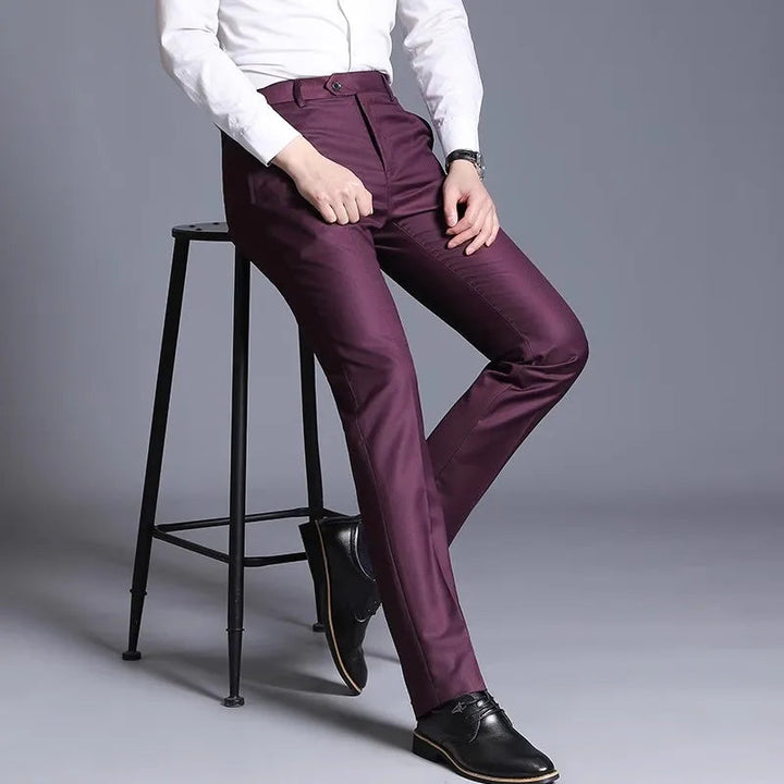 Pantaloni da lavoro per uomo | Slim Fit | Antistropiccio & Professionale | Design Moderno