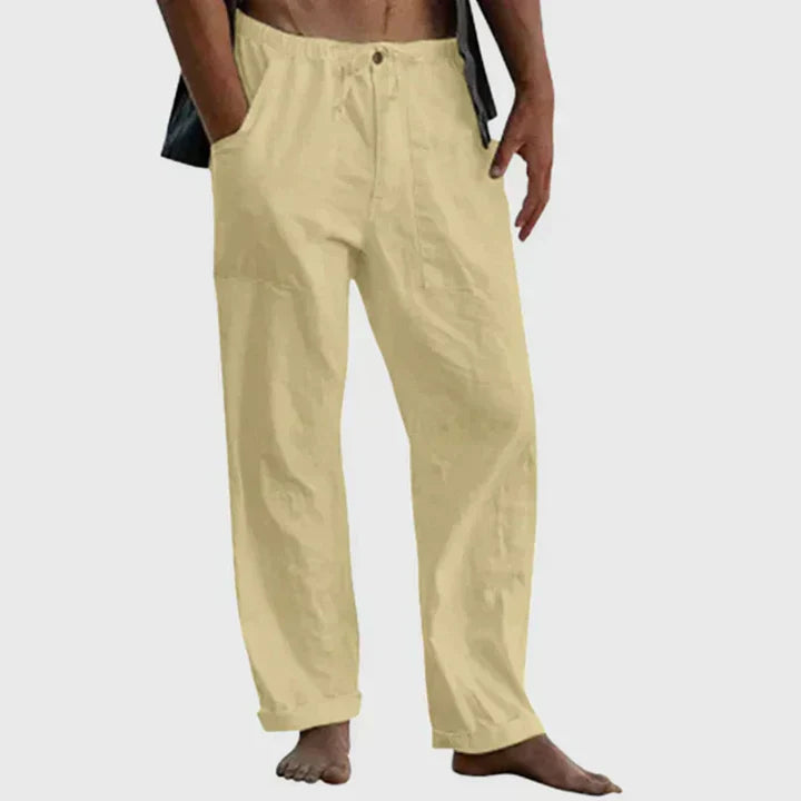 Pantaloni in Lino da Uomo | Casual & Confortevoli | Traspiranti & Eleganti