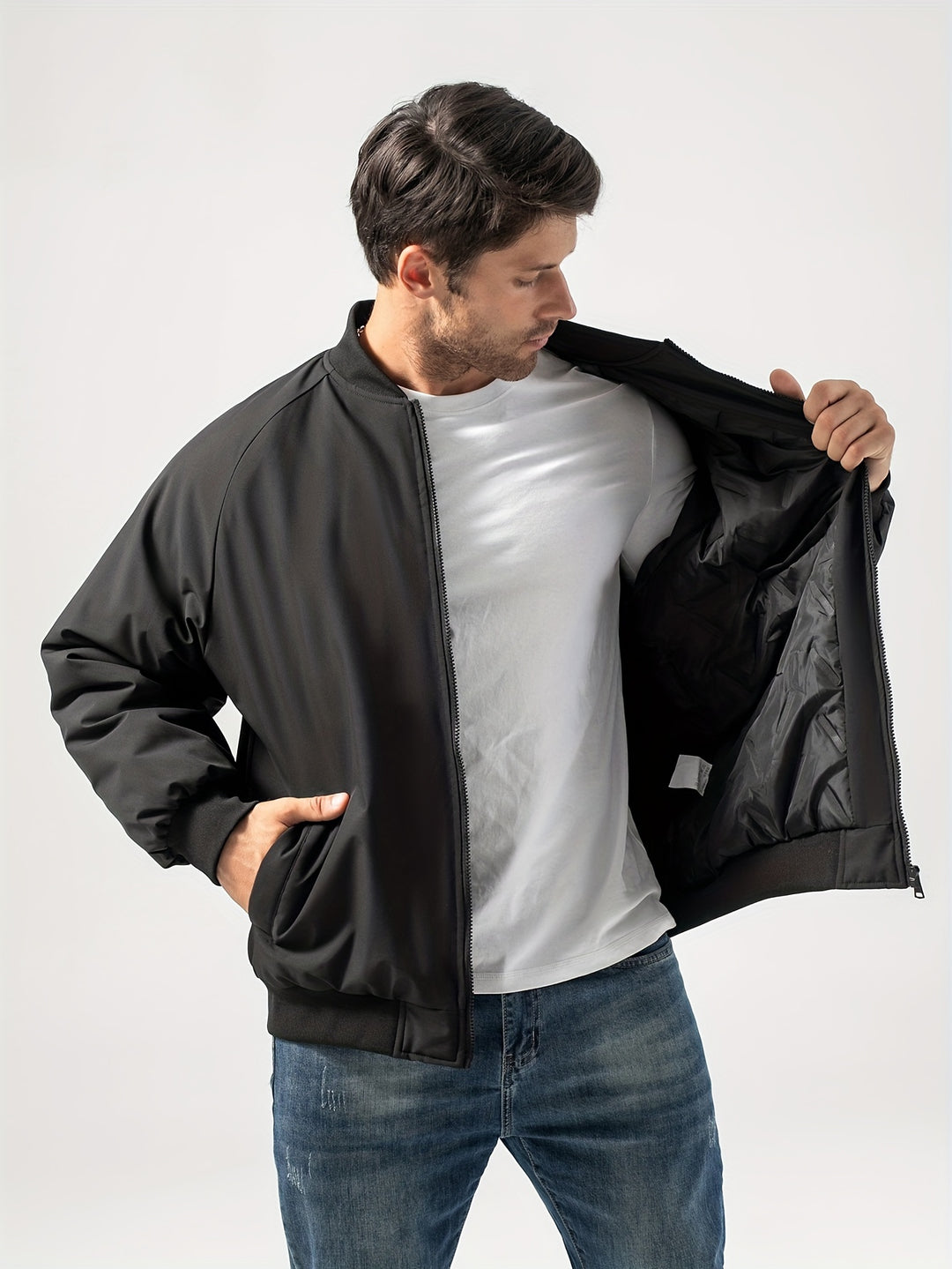 Giacca Leggera da Uomo | Casual & Sportiva | Collo alla Baseball Versatile