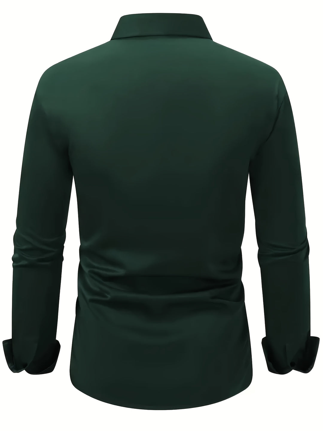 Camicia da Uomo | Semi-Trasparente & Elegante | Manica Lunga & Colletto Revers