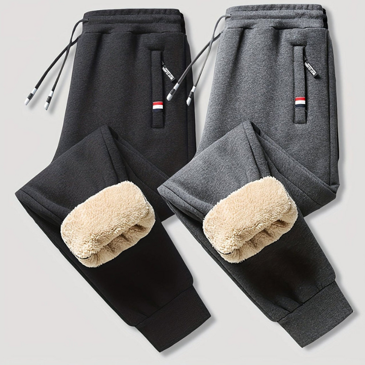 Pantaloni Uomo | Caldi e comodi per l'inverno | 2 pezzi