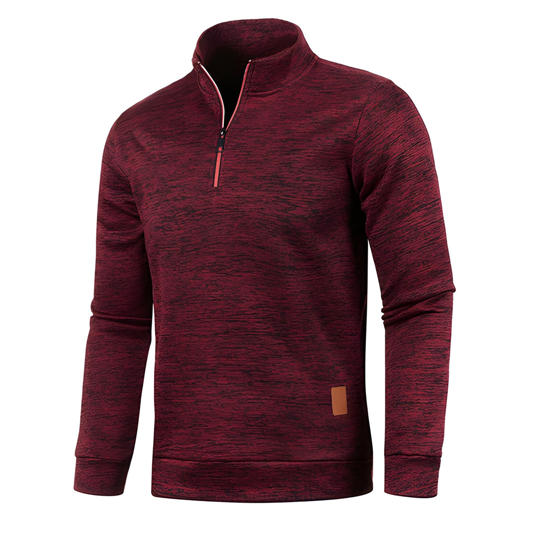 Maglioni Uomo | Collo Alto con Mezza Zip | Maglione Invernale Caldo