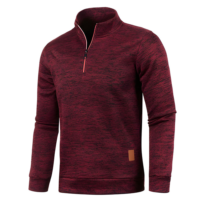 Maglioni Uomo | Collo Alto con Mezza Zip | Maglione Invernale Caldo
