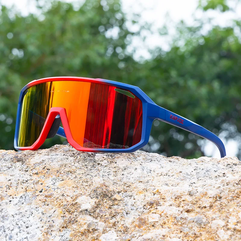 Occhiali da sole da uomo | Ultra leggeri & Polarizzati | Protezione UV400 | Design sportivo dinamico