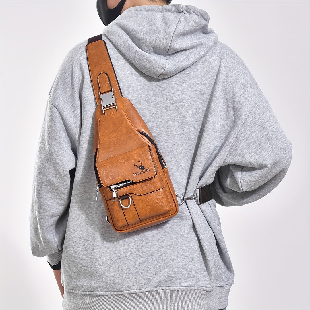 Borsa a Spalla da Uomo | Resistente e Leggera | Grande Capacità | Per Lavoro, Tempo Libero e Viaggi