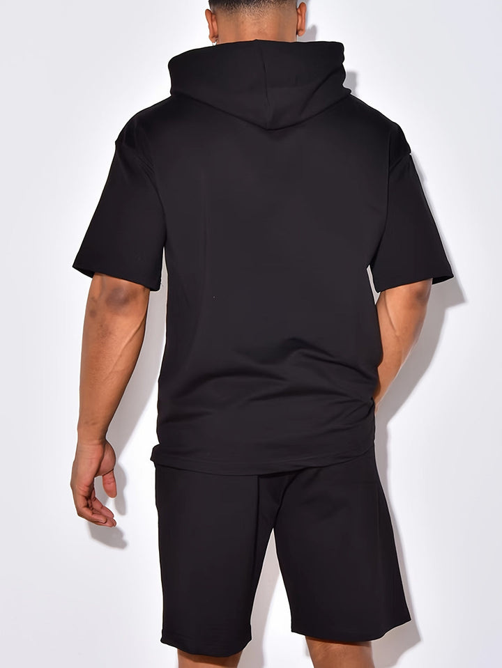 Felpa & Pantaloni Corti Set | Casual & Stile | Design Moderno | Uomini