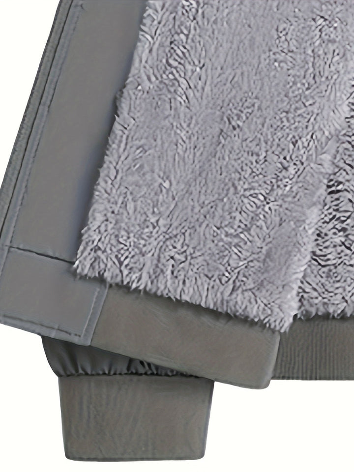 Giacca Invernale da Uomo | Calda con Fodera in Pile | Colletto Baseball | Poliestere