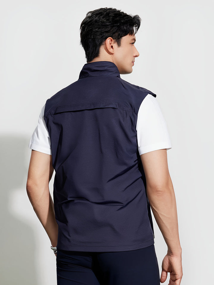 Gilet da uomo | Asciugatura rapida | Senza maniche | Più tasche | Poliestere