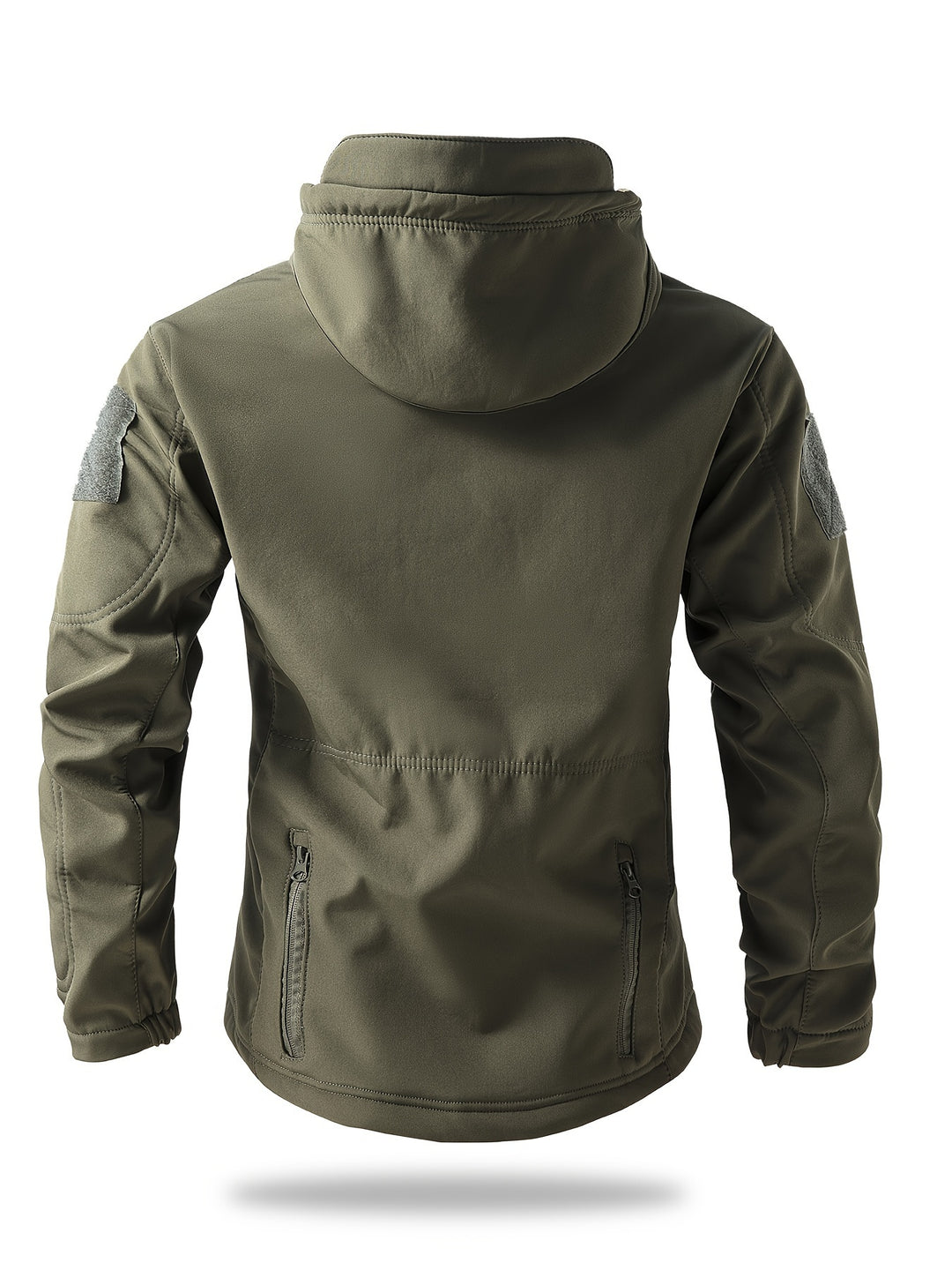 Giacca a vento da uomo | Traspirante & Tattica | Leggera & Elastica | Con Cappuccio & Zip