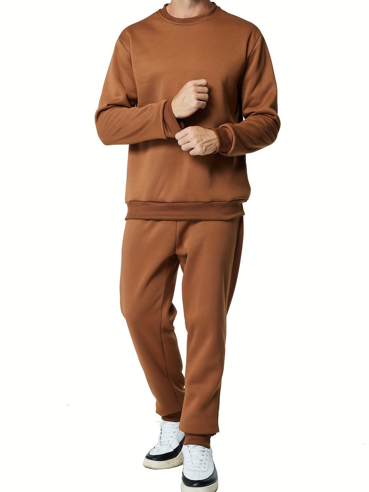 Set Streetwear da Uomo | Caldo e Moderno | Felpa e Pantaloni | Autunno e Inverno