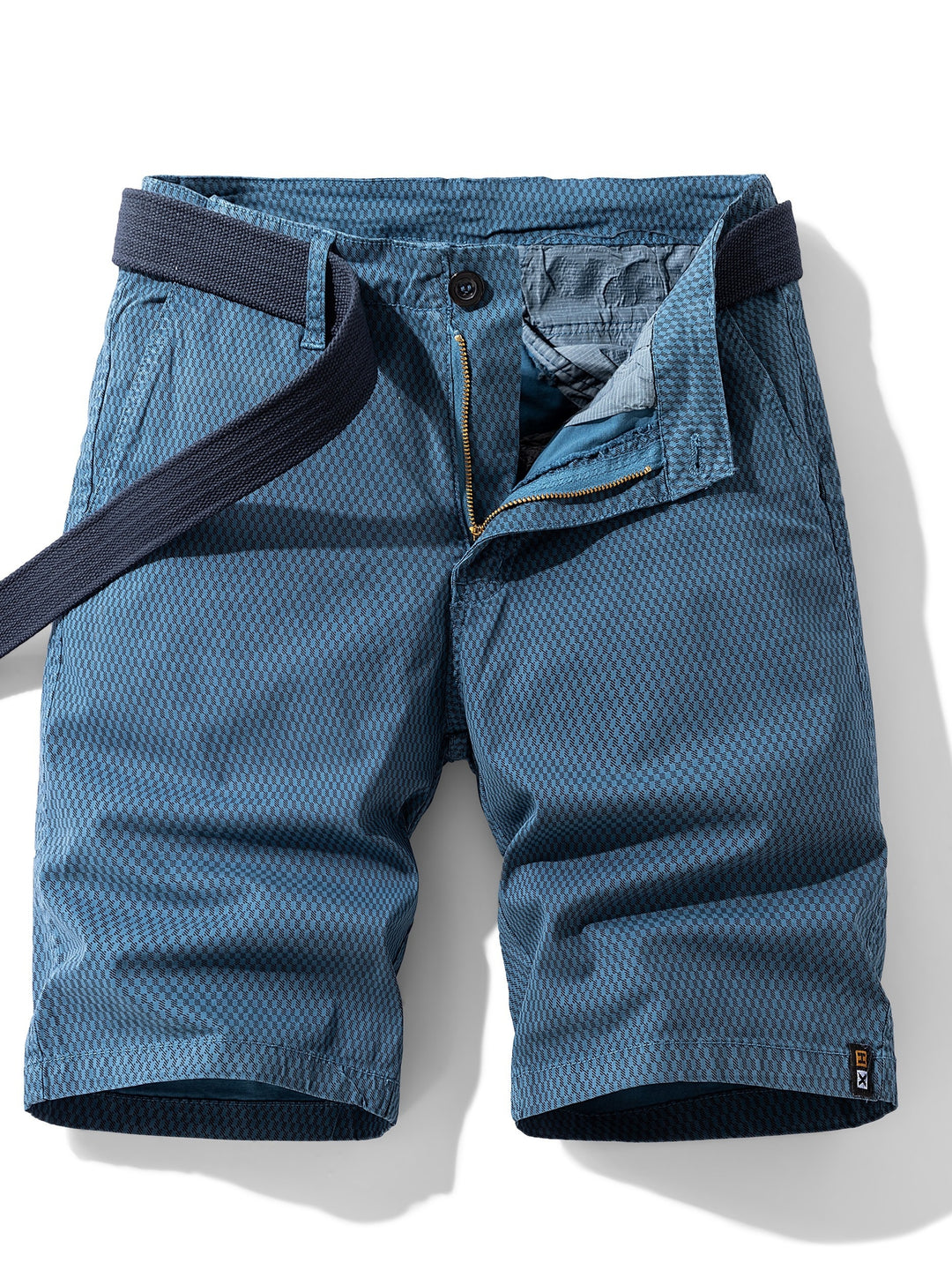 Pantaloni Cargo Casual in Mistura di Cotone | Motivo a Righe | Vestibilità Normale