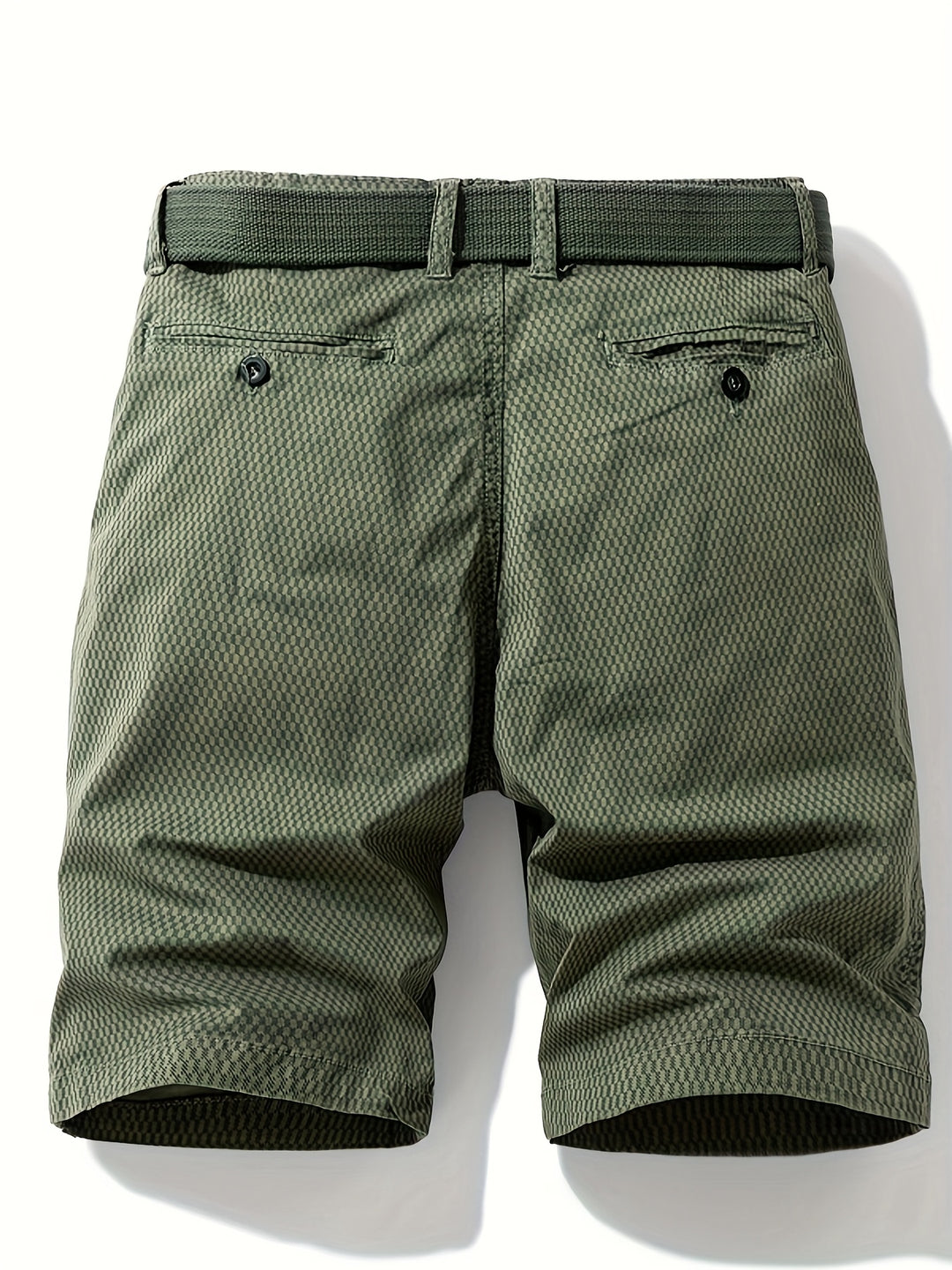 Pantaloni Cargo Casual in Mistura di Cotone | Motivo a Righe | Vestibilità Normale