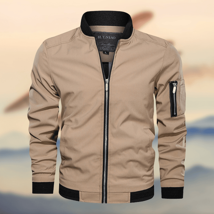Giubbotto Bomber da Uomo | Stile Classico | Comodo & Alla Moda | Poliestere