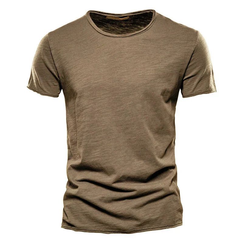 T-shirt da uomo | Vestibilità Slim Fit | Cotone Traspirante | Manica Corta | Top Casual