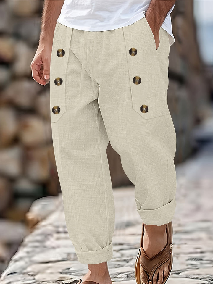 Heren Harembroek | Leggero & Traspirante | Stile da Spiaggia | Vestibilità Larga