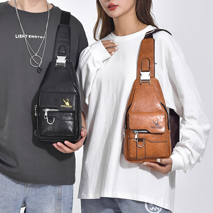 Borsa a Spalla da Uomo | Resistente e Leggera | Grande Capacità | Per Lavoro, Tempo Libero e Viaggi