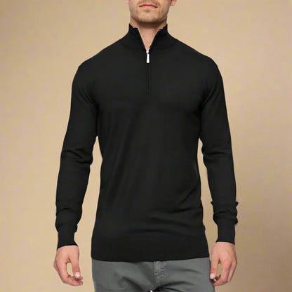 Maglione da uomo con zip | Casual | Maglieria invernale