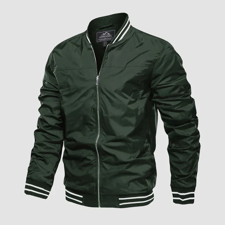 Giacca bomber da uomo | Giacca estiva slim fit | Look casual e alla moda | Poliestere leggero